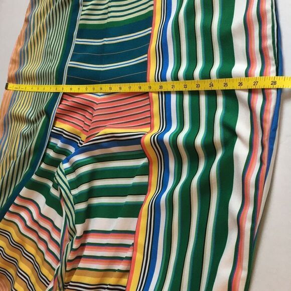 Maree Pour Toi Striped Pink and Green Slit Pants Sz 22 - Picture 15 of 16